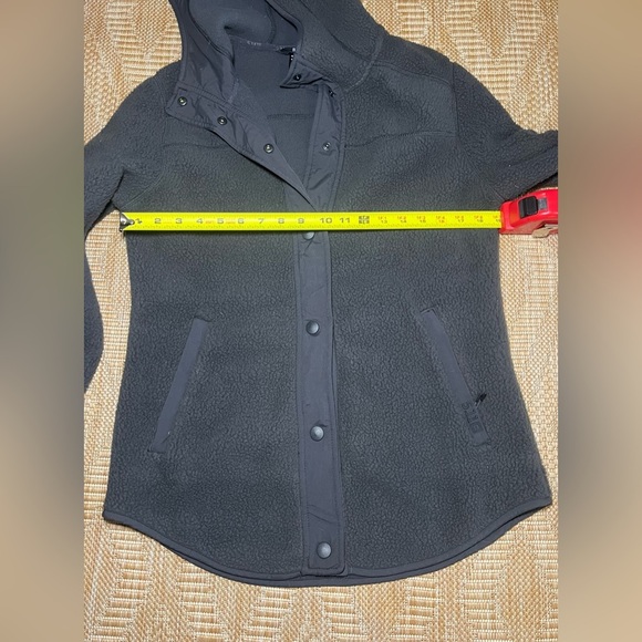 5.11 Tactical Women's FRANCES FLEECE COAT with Hood, Size Small, Dark Grey - Picture 9 of 13